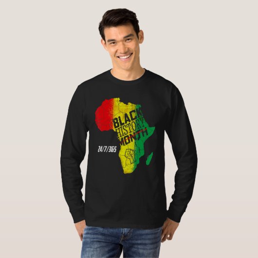 Black History 247365 Men Women Kids Black History T-Shirt (Vorne ganz)