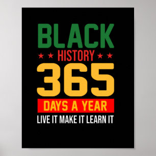 Black History 365 Days Live Es macht es zu lernen. Poster