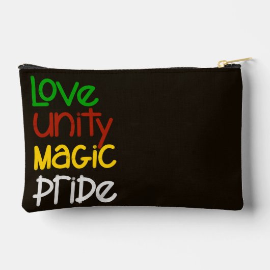 Black History Accessory Bag Zubehörtasche (Rückseite)