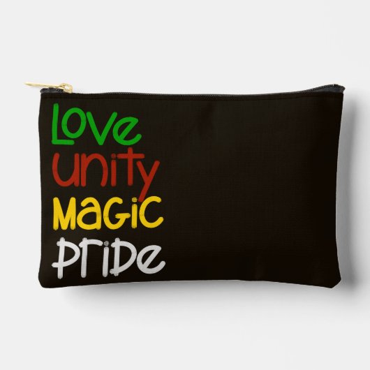 Black History Accessory Bag Zubehörtasche (Vorderseite)