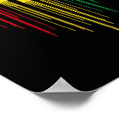 Black History African Herz Afro Black History Mon Poster (Ecke)