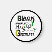 Black History beginnt w/hiShow© Magnet RndRBDR. (Vorne)