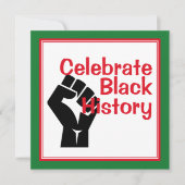 BLACK HISTORY BHM Celebrate Monat (Vorderseite)
