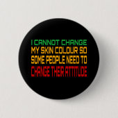 Black History Black Pride Diversity Button (Vorderseite)