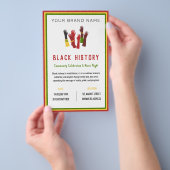 Black History Celebration Event United Business Flyer (Handgriff)