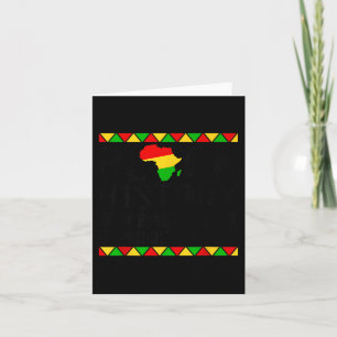 Black History Cowgirls Afrikanischer Pride Melanin Karte