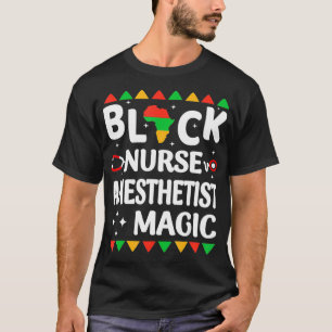 Black History CRNA Nurse Anesthetist African Ameri T-Shirt