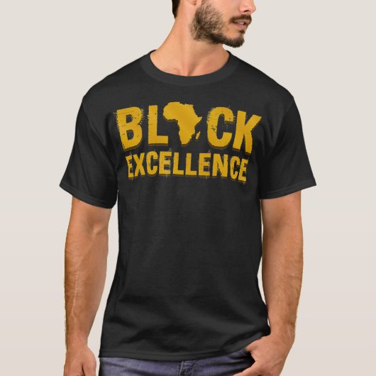 Black History Excellence African American Inspirie T-Shirt (Vorderseite)