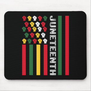 Black History Flag Afrikanischer Amerikaner seit 1 Mousepad