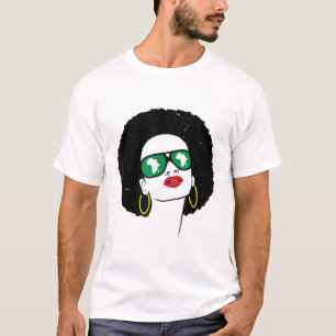 Black History Geschenk für Frauen Afro American Pa T-Shirt