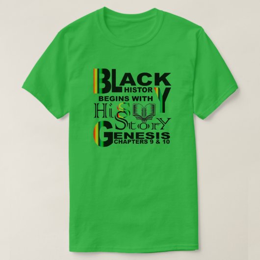 Black History-HiSStory T-Shirt (Design vorne)