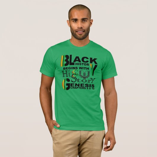 Black History-HiStory T-Shirt (Vorne ganz)