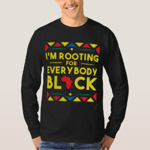 Black History Hoodie Ich bin für jeden Bla rutsche T-Shirt