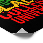 Black History Influenza Hbcu Traum wie Martin I Poster (Ecke)