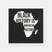 Black History Is American History (2) Serviette (Vorderseite)