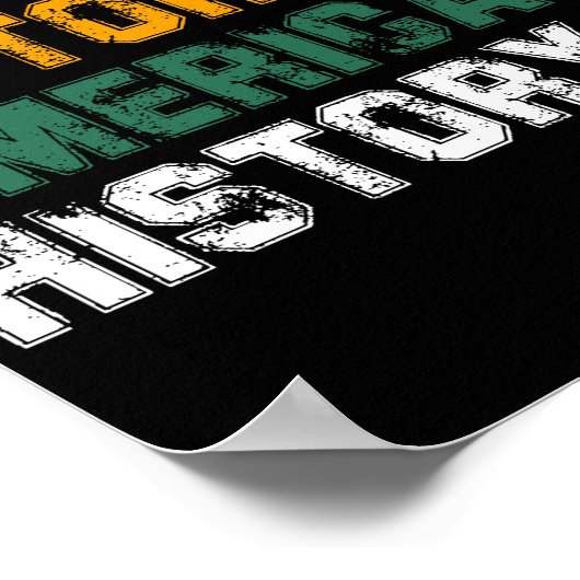 Black History Is American History (4) Poster (Ecke)