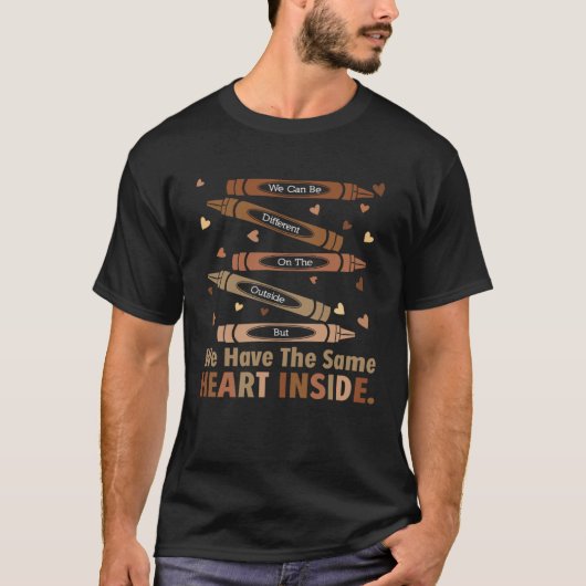 Black History Is American History African Map BHM T-Shirt (Vorderseite)