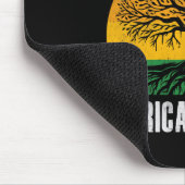 Black History Is American History Bhm African Root Mousepad (Ecke)