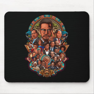 Black History Leaders Collage Inspirational Africa Mousepad