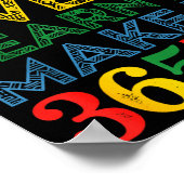 Black History Live It Learn It Make It 365 Days A  Poster (Ecke)