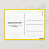 Black History Marcus Garvey Quote BHM Postkarte (Rückseite)