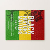 Black History Marcus Garvey Quote BHM Puzzle (Horizontal)