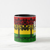 Black History Materie MONOGRAM Marcus Garvey BHM Tasse (Zentrum)