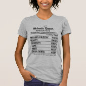 Black History Melanin Queen Facts T - Shirt (Vorderseite)
