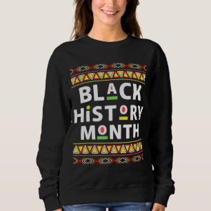 Black History Monat 24 7 BHM Afrikanischer Pride M Sweatshirt