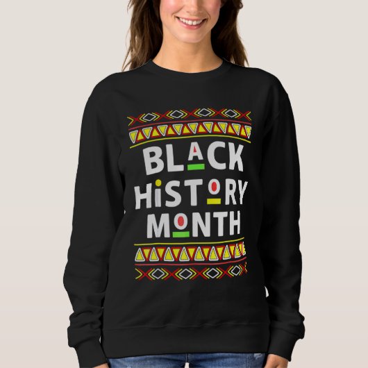Black History Monat 24 7 Bhm Afrikanischer Pride M Sweatshirt (Vorderseite)