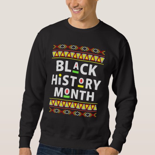 Black History Monat 24 7 Bhm Afrikanischer Pride M Sweatshirt (Vorderseite)