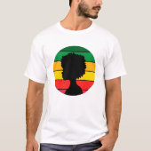 Black History Monat Afro Pride Men T - Shirt (Vorderseite)