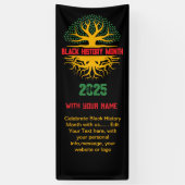 BLACK HISTORY MONAT Begrüßungskonferenz Banner (Vertikal)