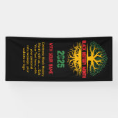 BLACK HISTORY MONAT Begrüßungskonferenz Banner (Horizontal)