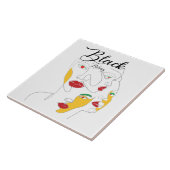 Black History Monat BHM Fliese (Seite)