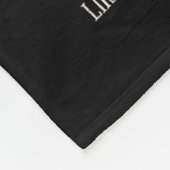 Black History Monat Gebildeter Führer Design Fleecedecke (Ecke)