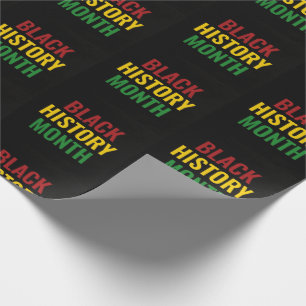 BLACK HISTORY MONAT GESCHENKPAPIER