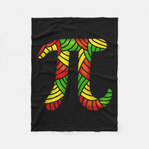 Black History Monat Pi Day Math Lover Teacher Stud Fleecedecke