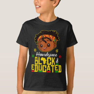Black History Mont African Men Boys Afro American T-Shirt