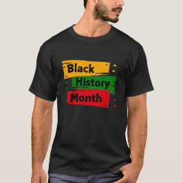 Black History Mont Proud Men T - Shirt