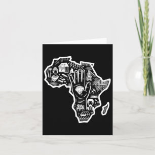 Black History Montag Afrika Karte Design Unity Art