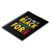 Black History Montag Celebration Notebook Notizblock (Linke Seite)