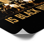 Black History Monte Funny Wall Street African Amer Poster (Ecke)