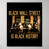 Black History Monte Funny Wall Street African Amer Poster (Vorne)