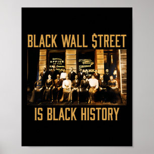 Black History Monte Funny Wall Street African Amer Poster