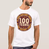 Black History Month 100 Years T-Shirt (Vorderseite)