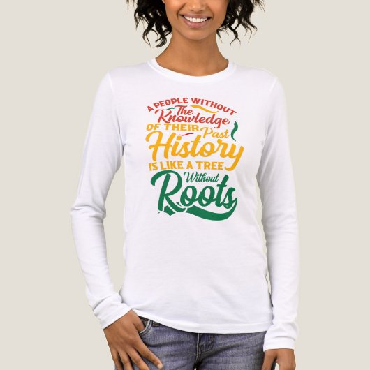 Black History Month 100 Years Tri-Blend Shirt (Vorderseite)
