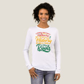 Black History Month 100 Years Tri-Blend Shirt (Vorderseite voll)