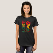 Black History Month 2022 Bhm Melanin African Ameri T-Shirt (Vorne ganz)
