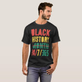 Black History Month 2023 24 7 365 T-Shirt (Vorne ganz)